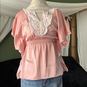 Satin Butterfly Blouse